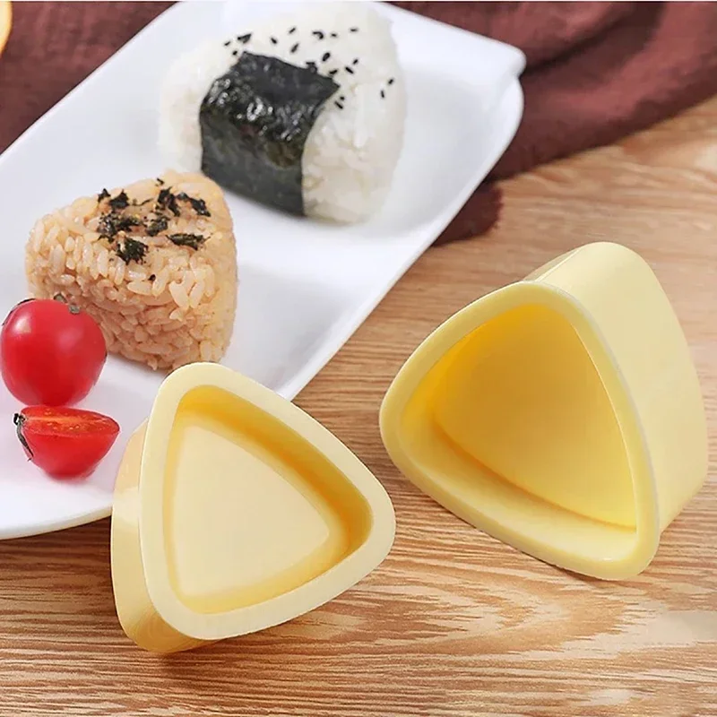 1 PC New Diy Sushi Mold Onigiri Rice Ball Triangular Sushi Maker Mold Kitchen Bento Accessories Rice Mold Cooking Tools