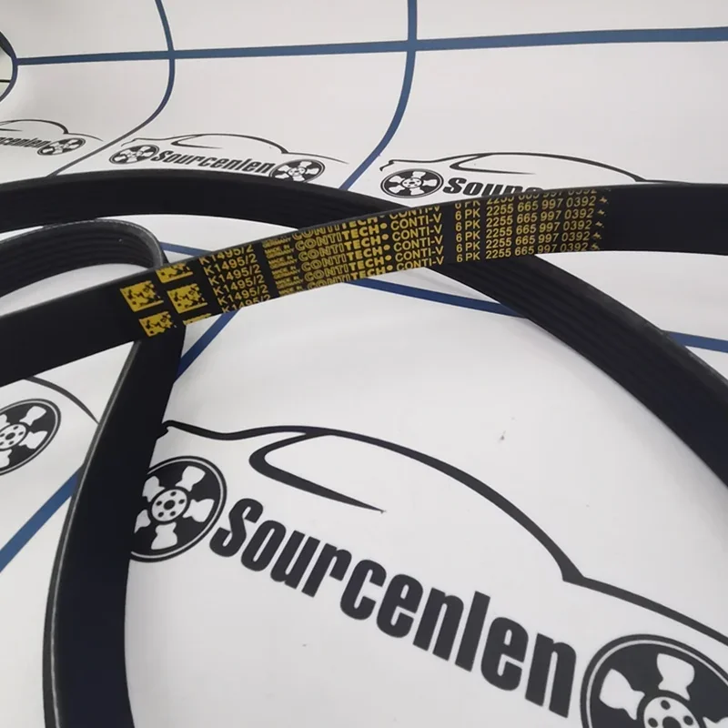 Poly Grooved Belt 6659970392 6PK2255 For Ssangyong Rexton Actyon&Sports Kyron Rodius