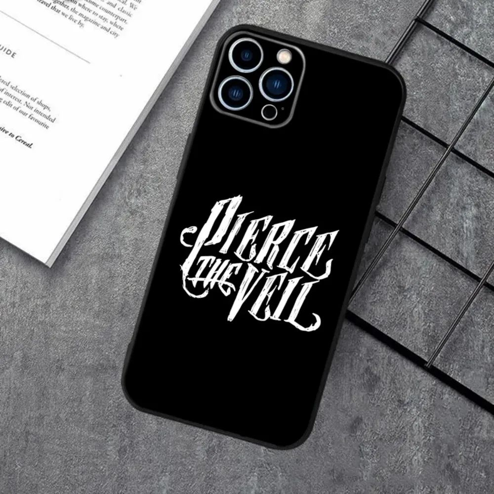 Pierce The Veil Band Silicone Black Phone Case Cover