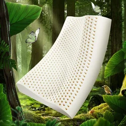 Thailand Latex Pillow for Neck Pain Protect Vertebrae Health Care Orthopedic Massage Pillows for Sleeping for Bedroom