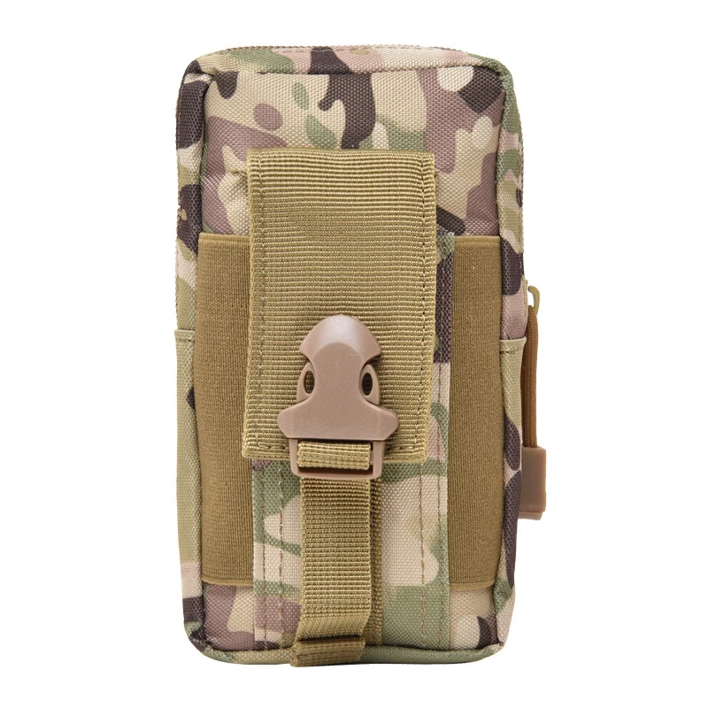 

Tactical MOLLE Holster Army Mobile Phone Belt Pouch EDC Pack Waist Bag Compatible 6" Cell Phone Smartphone Holder Tools Pouch