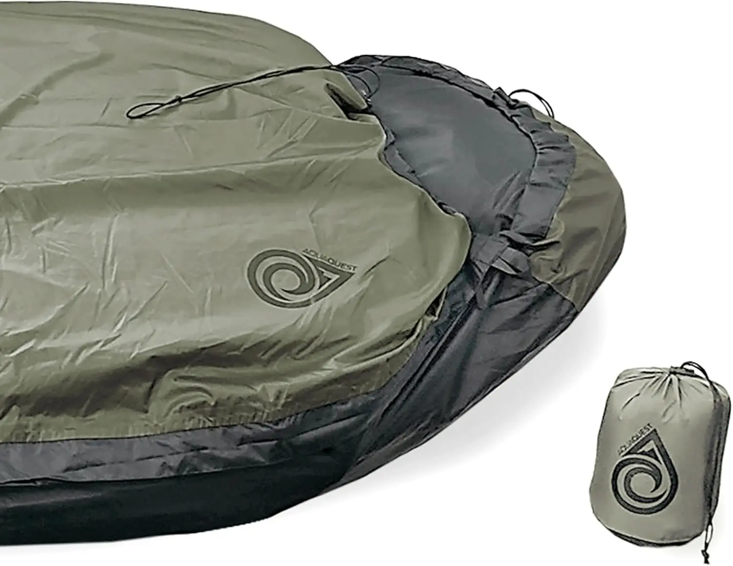 Pharaoh Sack, Waterproof Outer Shell for Sleeping Bag, Minimalist Stealth Shelter, Olive Drab