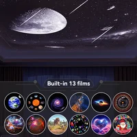 12 IN 1 Galaxy Star Projector with Meteor Ultra Clear Night Light Lamp Rotary Space Ball Planetarium Projector Lights for Kids G 2