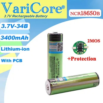 Protected NCR18650B 3400mAh Battery