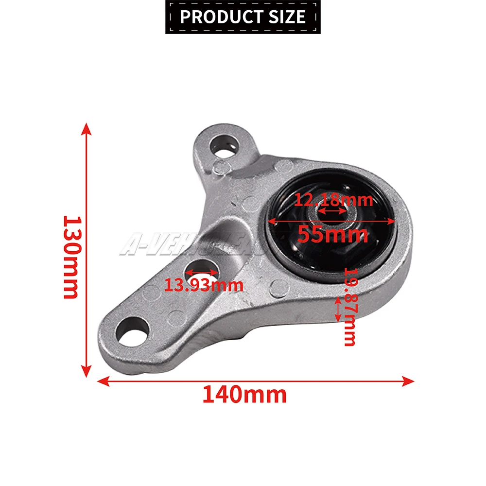 For Mitsubishi Outlander PHEV 2013- Mount Bracket Mounting Rear Differential 3517A053 6061-T6 aluminum alloy