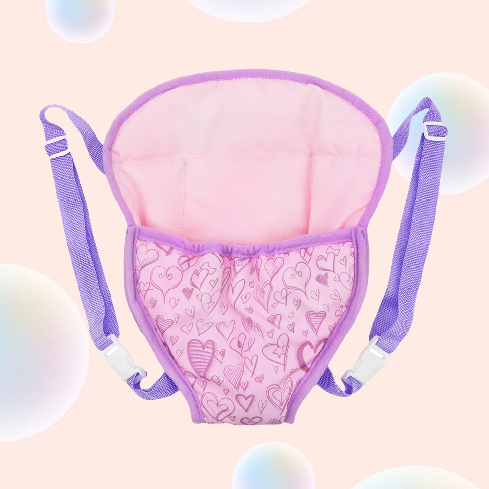 Doll Backpack for 43cm Dolls Mini Carry Bag Baby Born Suit Suitable 18 Inch Dolls Girl's Birthday Present Doll Bag