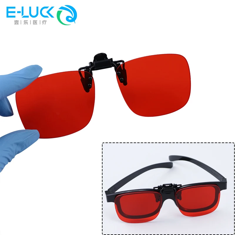 DentalDentalCuringLightProtectionGlassesGlassesClipOrange