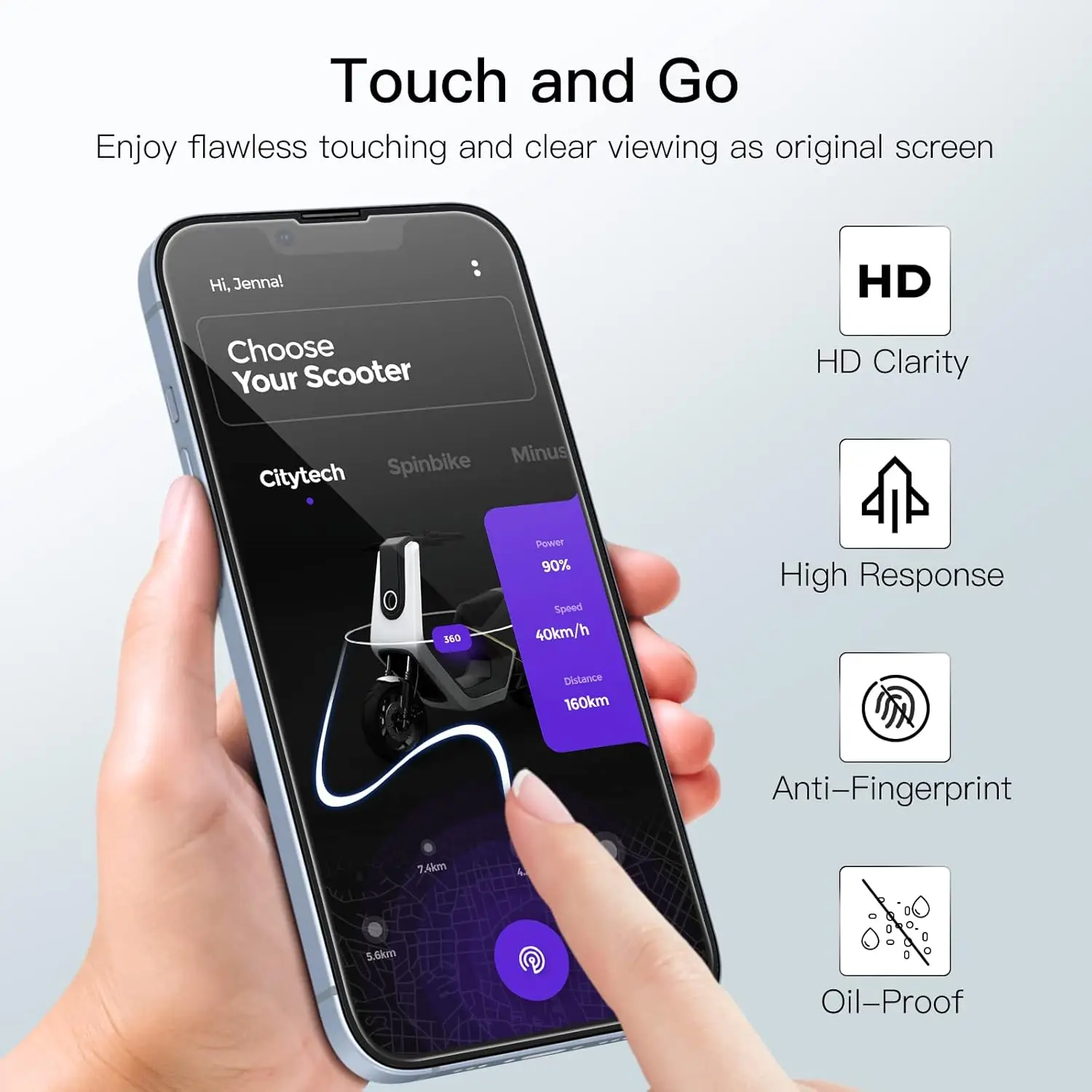 Triple Pack Tempered Glass Screen Protectors