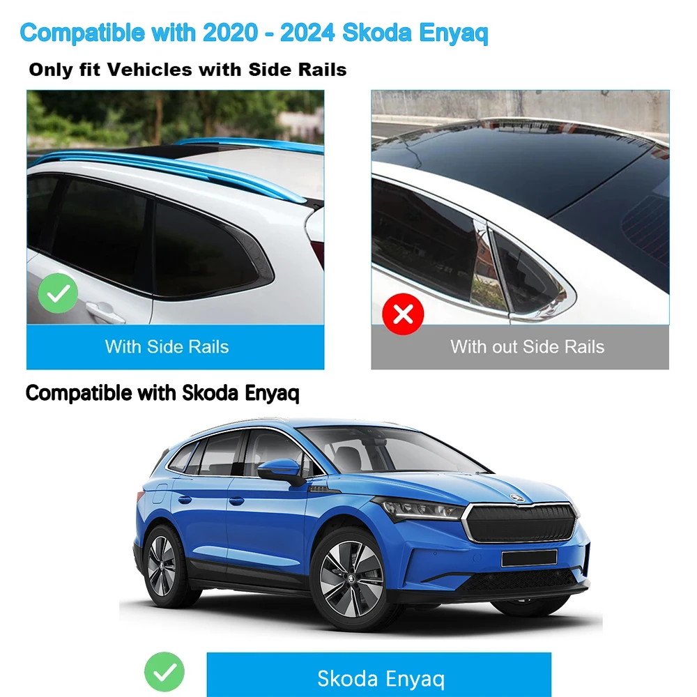 Barre Portatutto Farad In Alluminio | Per VW T-ROC 5 Porte Dal 2017 | Nero | Portata 100kg - Foto 3