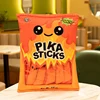 Cute Plush Snacks Puffs Toy Stuffed Soft A Bag Of Doughnut Spicy Stick Long Bread Pillow Creative Kids Toys Gift For Children 5