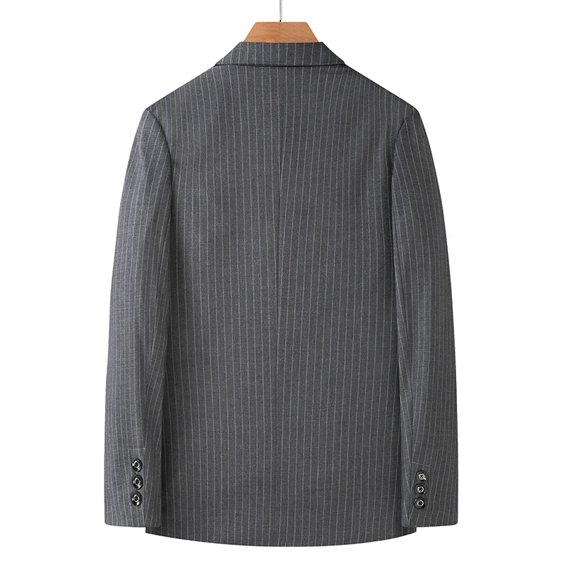 Men Suits Jackets Plus Size 6XL 7XL 8XL Men Blazer Business Casual Stripes Suit Jacket Autumn Coats Office Wedding Dress Oversize Brand Clothes