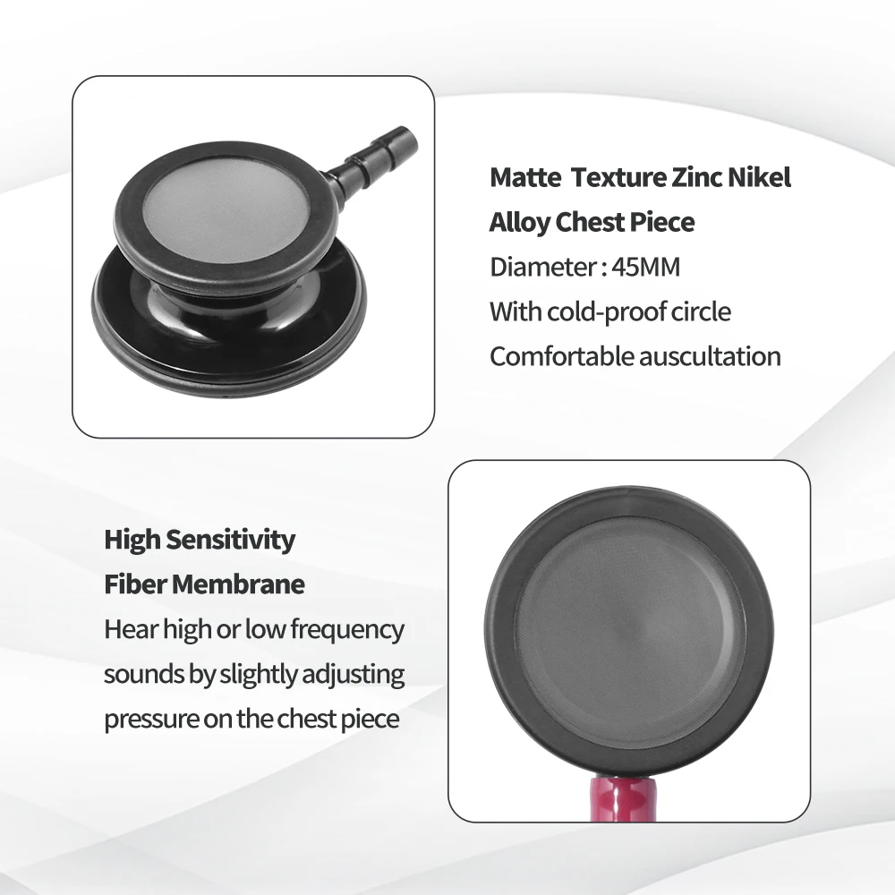 Professional Cardiology Stethoscope Double Head Stethoscope Medical Equipment Equipo Medico Doctor Nurse Student