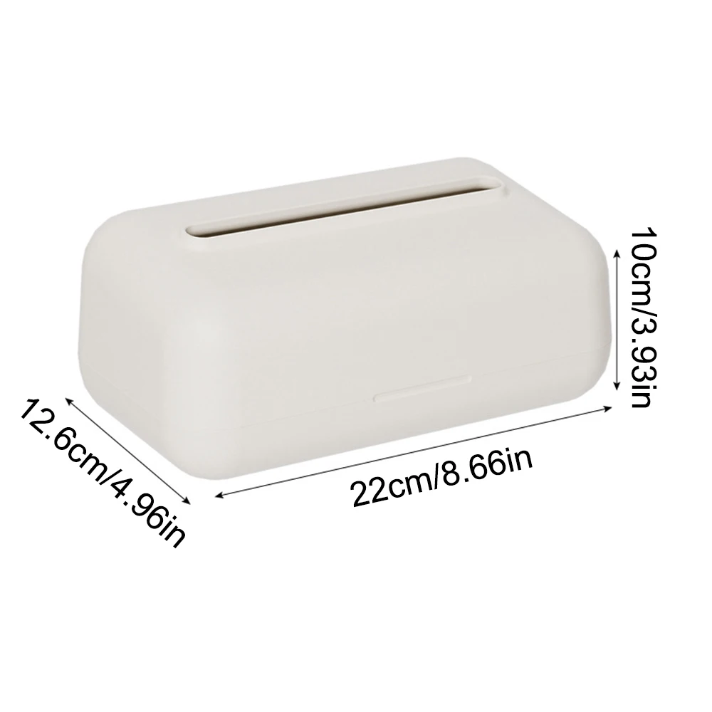 Light Luxury Tissue Box Soft Waterproof Tissue Box Cover Silicone Reusable Wet Wipe Holder Bathroom Kitchen Paper Holder