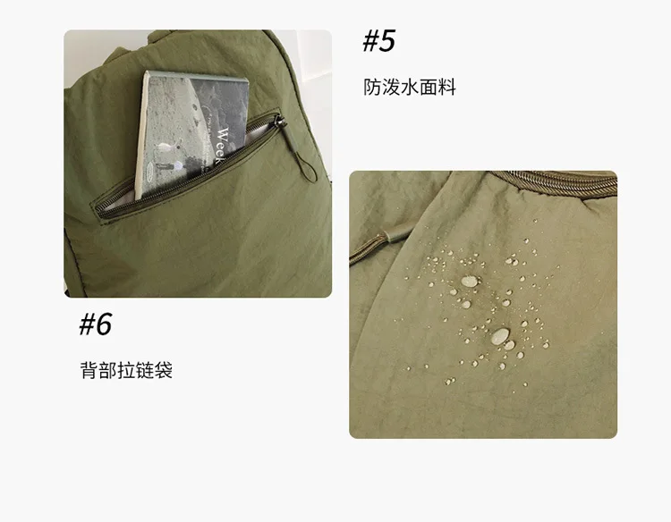 حقيبة ظهر كاجوال للنساء خفيفة الوزن ومقاومة للماء للسفر، حقيبة نسائية ذات سعة كبيرة، حقيبة ظهر مدرسية للبنات في الكلية