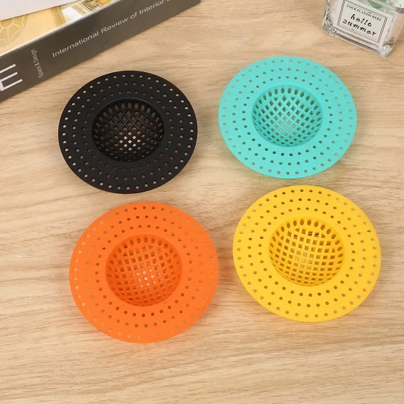 Silicone Hair Filter Sink Anti-blocking Strainer Bathtub Shower Floor Drain Stopper Kitchen Deodorant Plug Bathroom Accessories, sink filter,shower drain catcher,hair drain catcher,hair drain filter,floor drain filter,floor drain hair filter,floor drain hair catcher,drain hair catcher,sink strainer