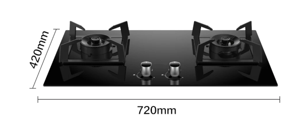 Free Sample 5.2kw price electric gas stove Household embedded natural LPG stove heavy fire Can be timed off