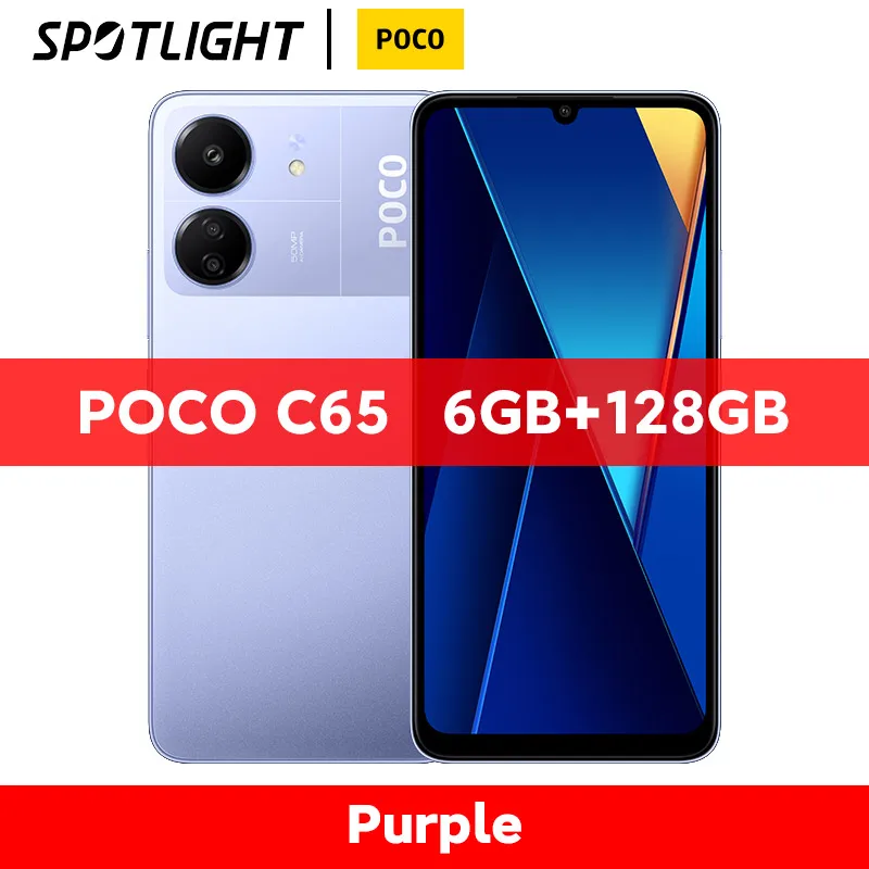 Official Poco C65 Ram Hingga 16 Gb Prosesor Kencang Helio G85 90hz - Black  8256g