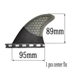 Surf Fins BiLong Futures Fin Knubster Center Stabilizer Fin Barbatanas De Red Azul Surf Central Fins Surfboard Fins Wakeboard 4