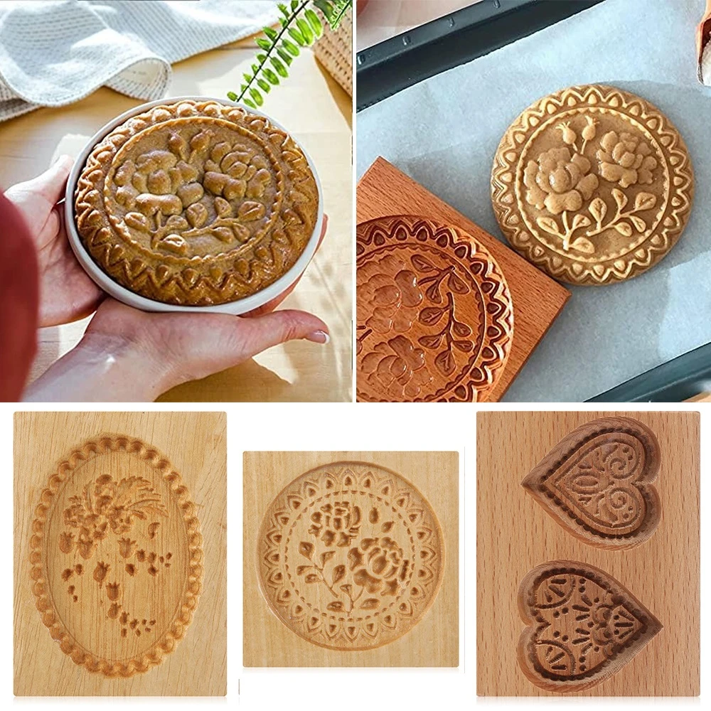 Shortbread Cookies Mold Wooden Shortbread Mould Shortbread Cookie Stamp 1pc Mold Aliexpress