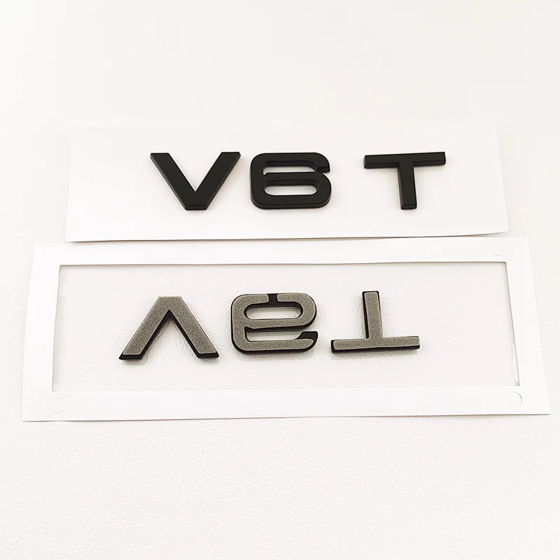 3D ABS V6T V8T S라인 로고 S 라인 엠블럼 자동차 펜더 배지 스티커, 아우디 S라인 A1 A2 A3 A4 A5 A6 A7 A8 Q2 Q3 Q5 Q7 액세서리