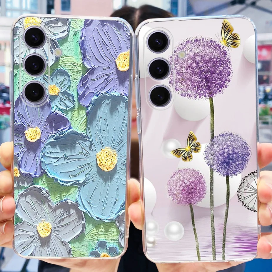 Stylish 2024 Painted Soft Silicone Phone Case