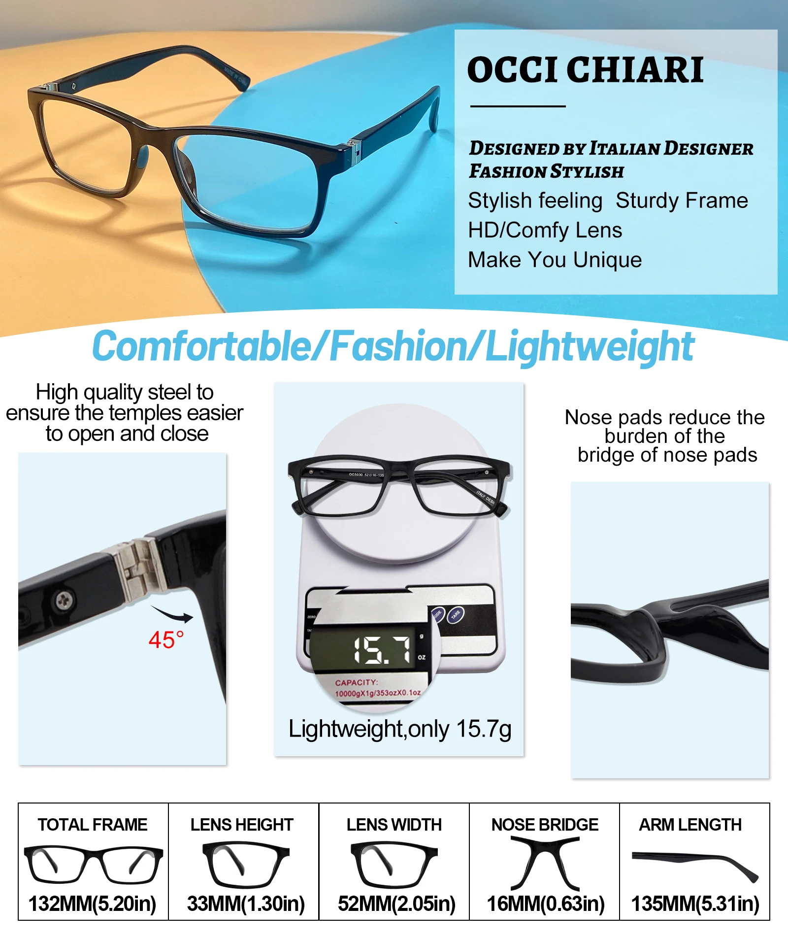 Wearing Glasses Italian Eyeglass Frames Men Young Business Man