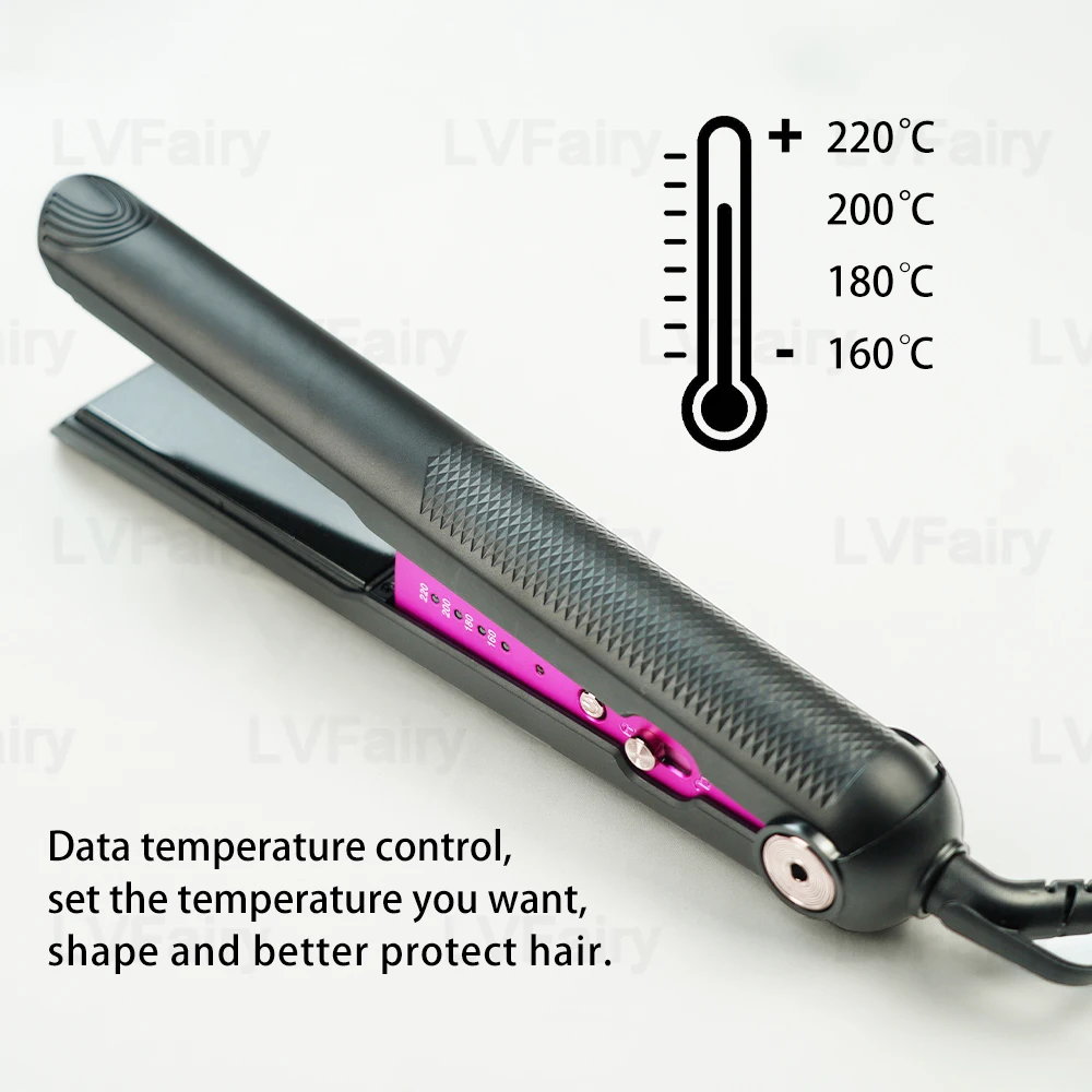 Description Picture 4 of itemHair Straightener 2 IN 1 Flat Iron Roller Curler Mini Portable Dry and Wet Uses Professional Modeling Tools