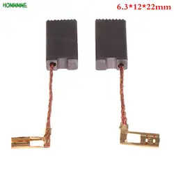 2pcs Power Tool Carbon Brushes Electric Hammer Angle Grinder Graphite Brush Replacement For Motors Dremel Rotary Tool