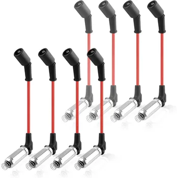 8PCS 48322R Spark Plug Wires Set for Chevy GMC Pontiac Hummer 4.8L 5.3L 6.0L 1
