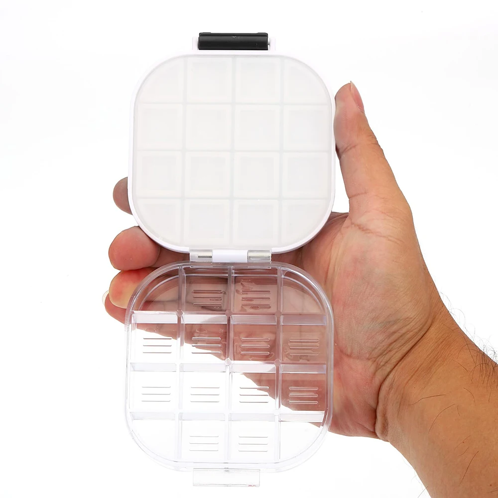 1pc 16 Wells Transparent Paint Storage Box, Airtight Paints Moisturizing Container Folding Saving Painting Palette 4