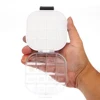 1pc 16 Wells Transparent Paint Storage Box, Airtight Paints Moisturizing Container Folding Saving Painting Palette 4