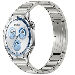 Premium 22mm Titanium Alloy Smartwatch Strap - Universal Fit, Replaceable Wristband - Huawei GT6 46mm (Titanium color)