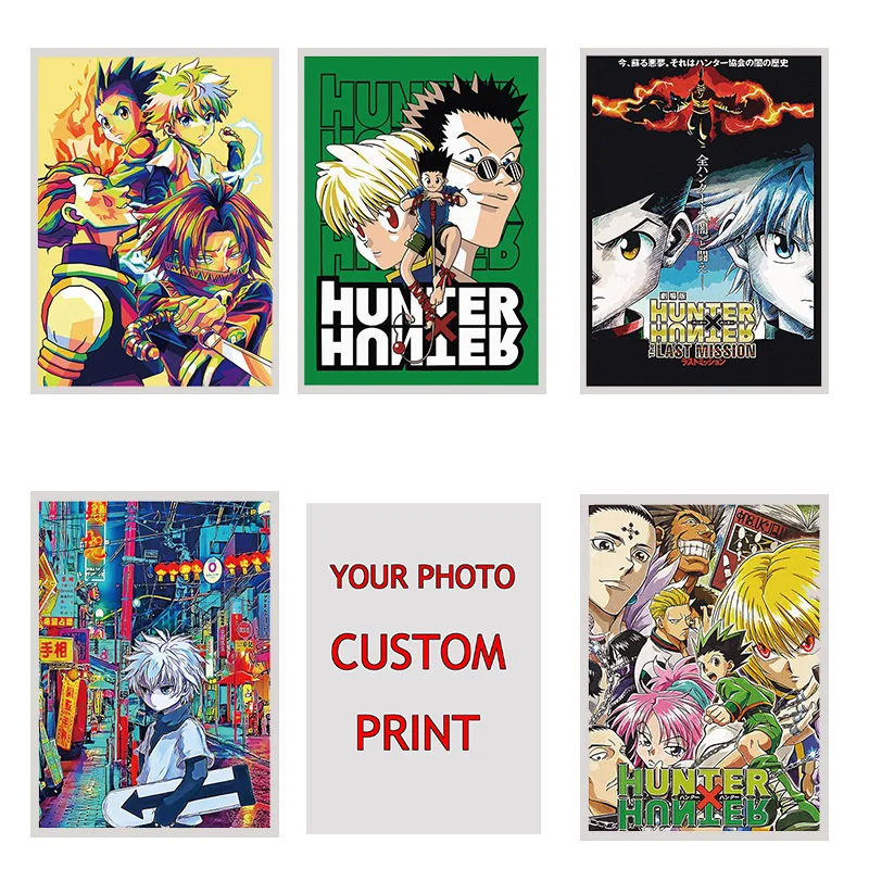 

Japanese Classic Anime Hunter X Hunter Print Art Canvas Poster For Living Room Decoration Home Wall Picture