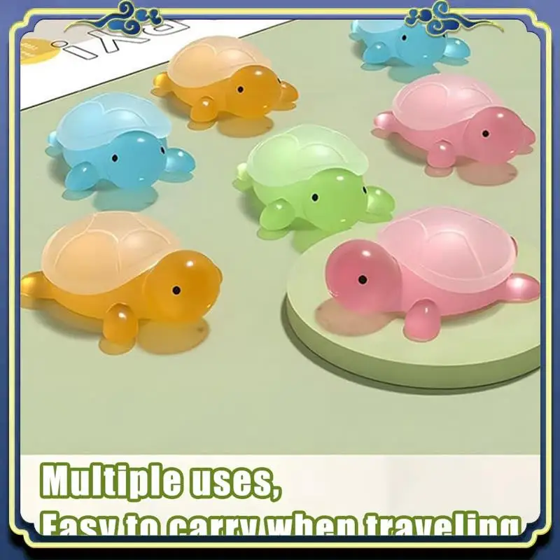 Little Turtle Handmade Essential Oil Soap 4 Pieces Ofcute Little Turtle Moisturizing Soap Children's Cleansing Bath