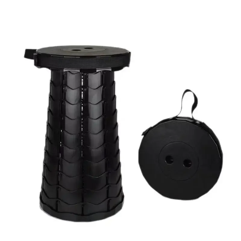 Portable Telescopic Stool Travel Camping Plastic Folding Chair Picnic Seat Queuing Outdoor Retractable Beach Fis Folding Stool,Folding Chair