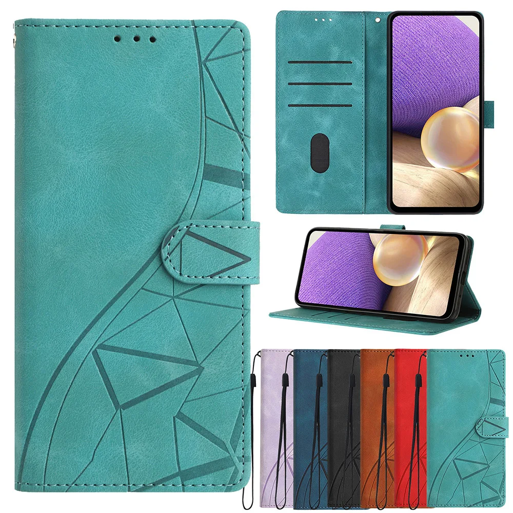 Magnetic Flip Leather Wallet Case with Card Holder and Stand – Anti-Fall Phone Cover