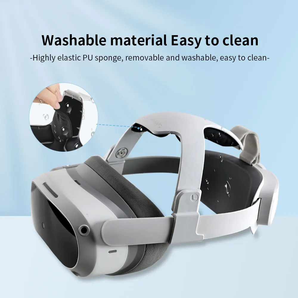

For pico4 no pressure sense head wear head high elasticity pu weight reduction decompression head wear accessories