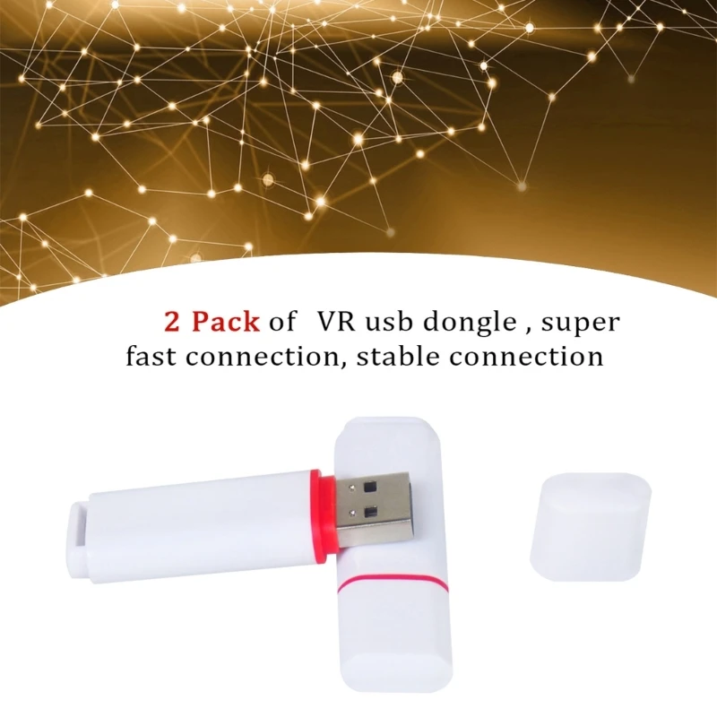 

Wireless Dongle Receiver for SteamVR Wireless Receiver Game Accessory for Tracker Activity Receive 40JB