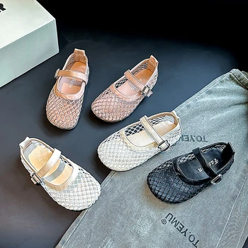 Baby Girls Summer Fashion Kids Soft Cute Grid Daily School Students Sandals Elegant Bow Casual Lightweight Flats Zapatos Mujer 1