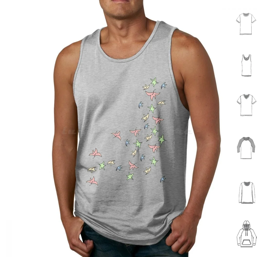 

Heartstopper Tank Tops Print Cotton Heartstopper Pride Aesthetic Netflix Nick Nelson Charlie Spring Leaves