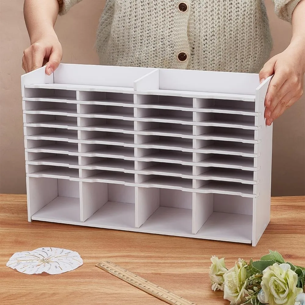 32 Slots Diamond Painting Tray Organizer Detachable Diamond Painting Tray Tower PVC Tower Storage Holder