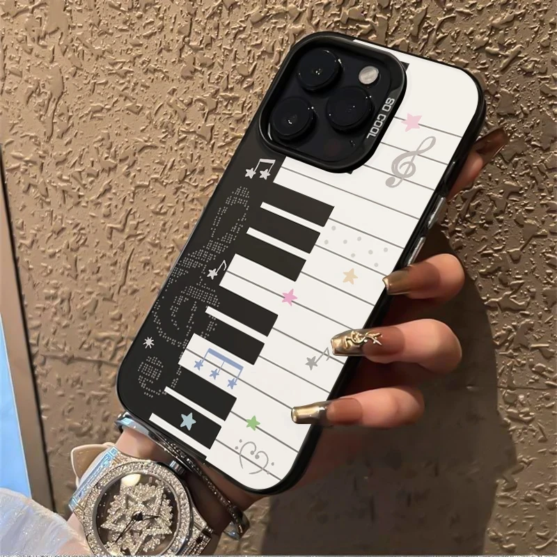 Frosted Acrylic Hard Cover - Piano Music Lover Design