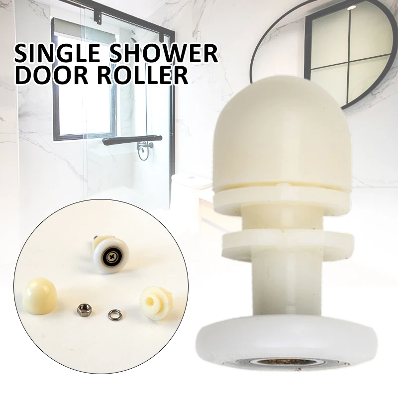 1 Pc Single Shower Door Rollers Shower Diameter 18 29mm Nylon