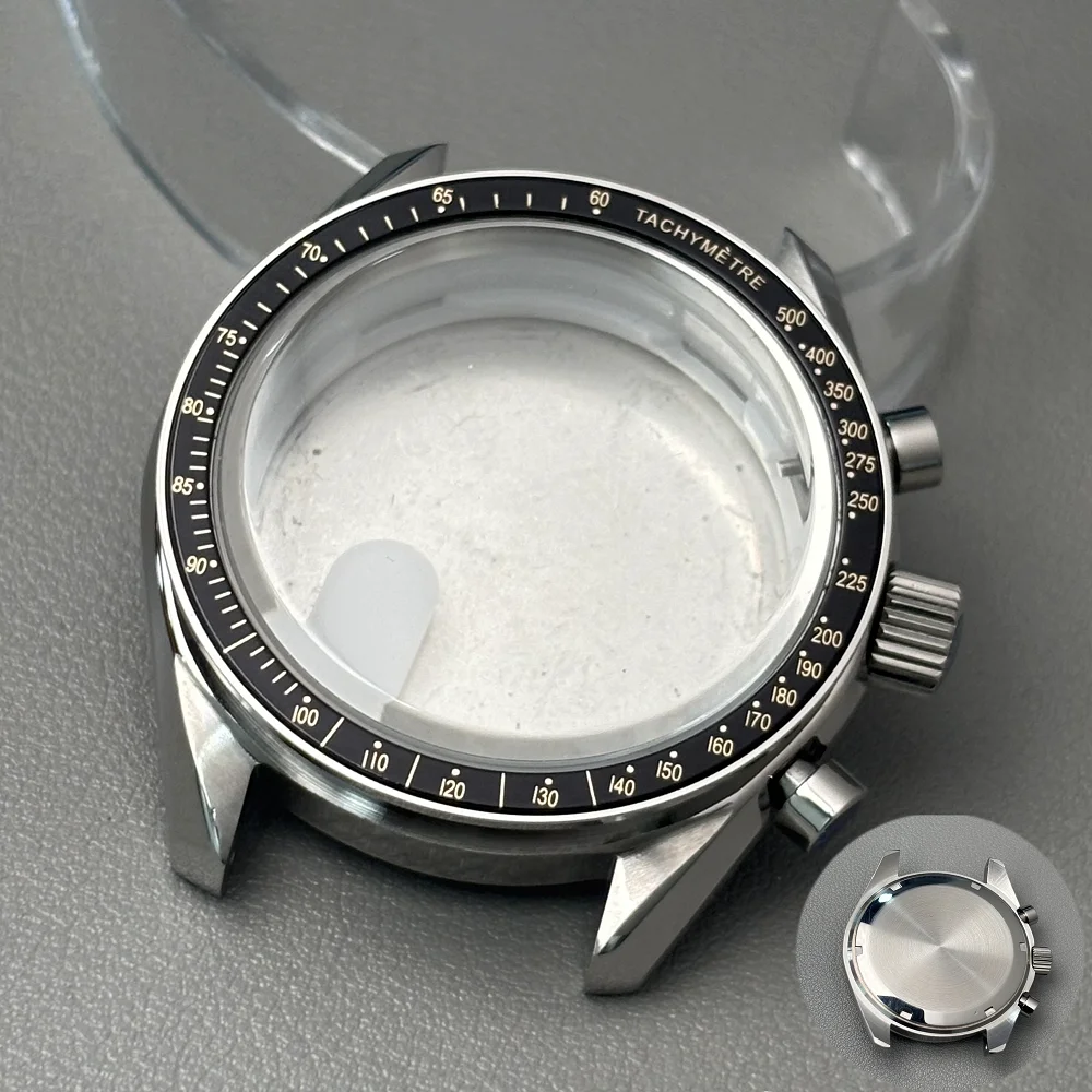 Moon Metal Chronograph Watch with Fashion Business Design and Sealed Back