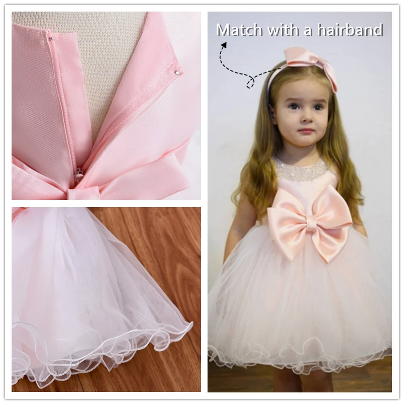 Fairy Cuty Girls Dress Tulle Fluffy Children Gowns Flower Princess Vestidos Kids Birthday Party Baby Toddler Dresses girls dress baby girl dress