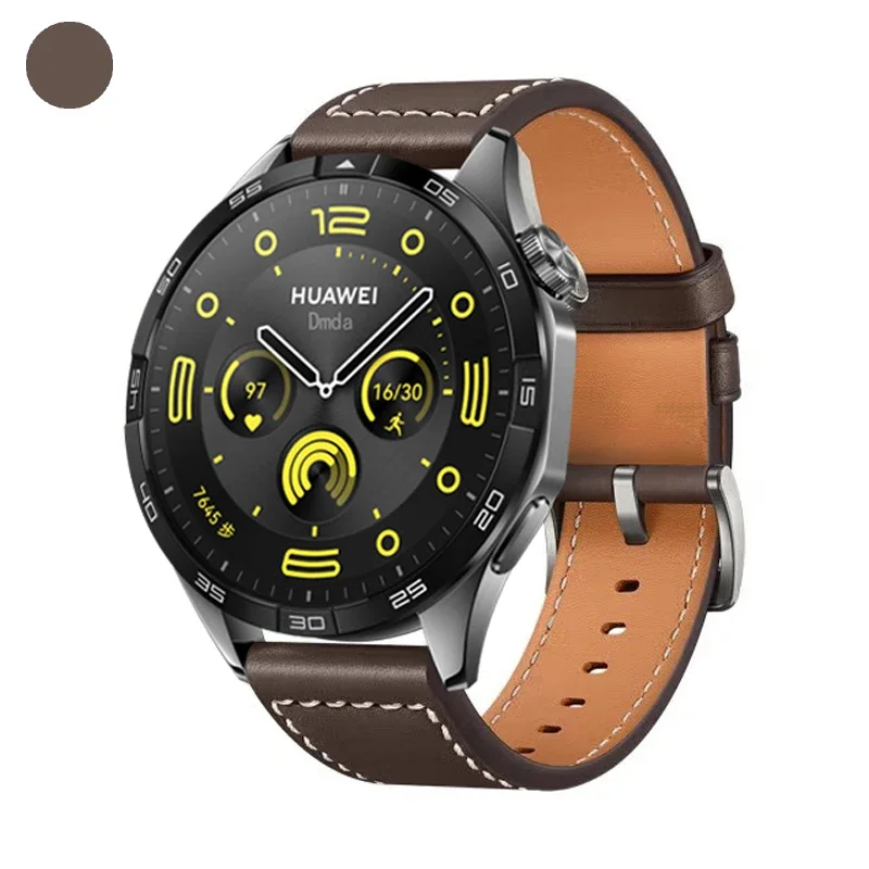 Premium Leather Soft Replacement Wristband, 20mm/22mm, Universal Fit