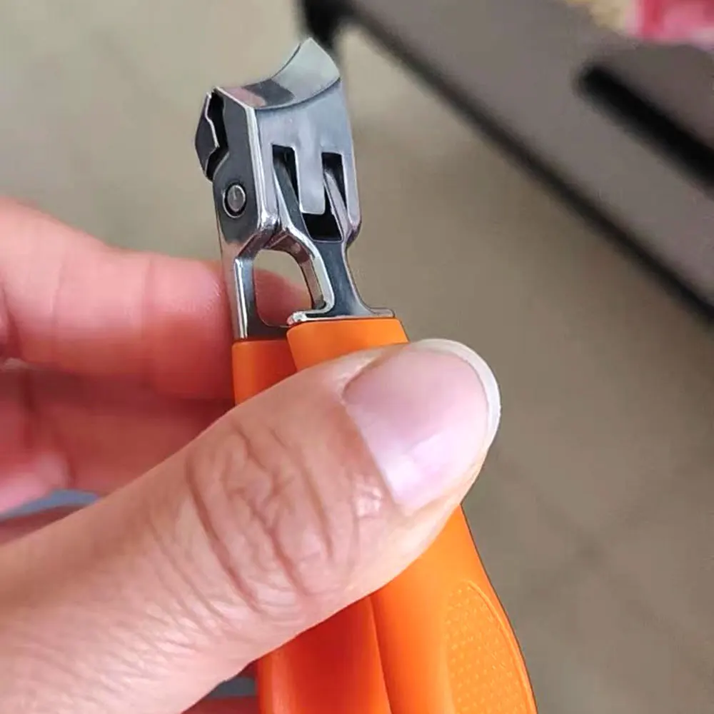 Slanted Nail Clippers, Wide Jaw Opening Anti-Splash Slanted Nail Clipper 5