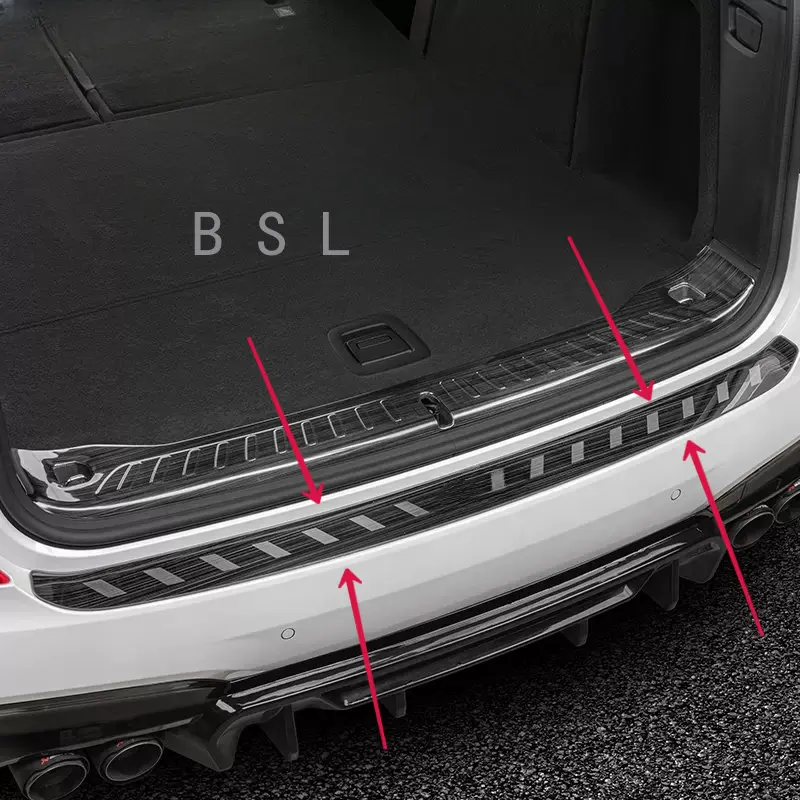 

1 шт., защитная пластина для заднего бампера BMW X3/iX3 2018-2022
