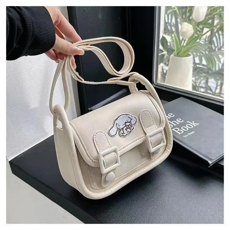 

Sanrio 2023 The New Sense of Luxury Lady Bags Trend Cinnamoroll Kuromi Crossbody Bag Fashion Cartoon Sweet Fresh Shoulder Bags