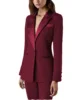 2 Piece Outfits For Women Blazer With Pants Wedding Tuxedos Party Office Work Slim Fit Business Suit 2